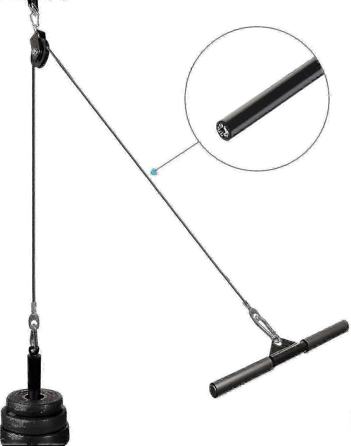 Weight Lifting Pulley Cable, Universal Gym Pulley System, Replacement Cable Machine Accessories