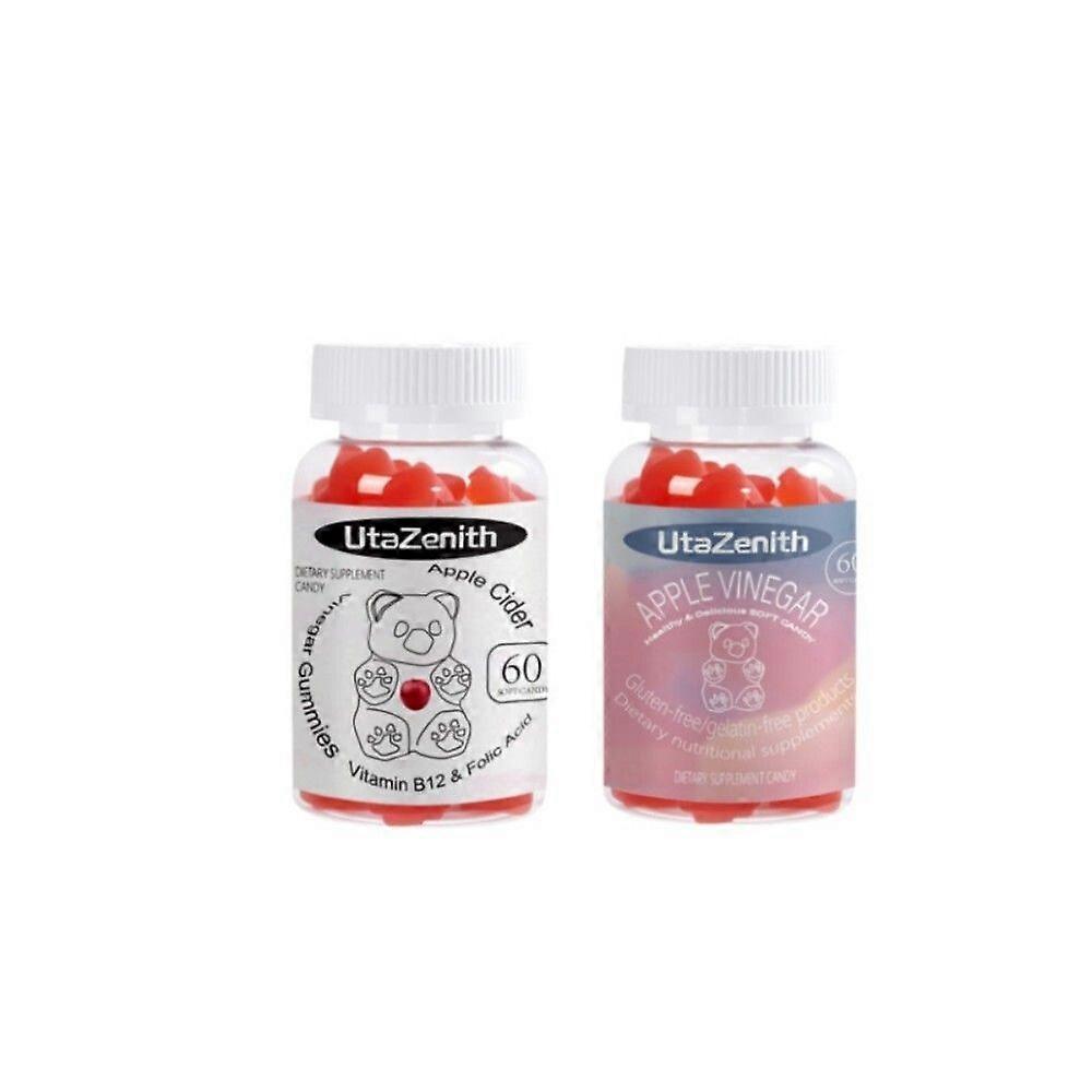 UtaZenith Apple Cider Vinegar Gummies, Dietary Supplement, Combination Pack