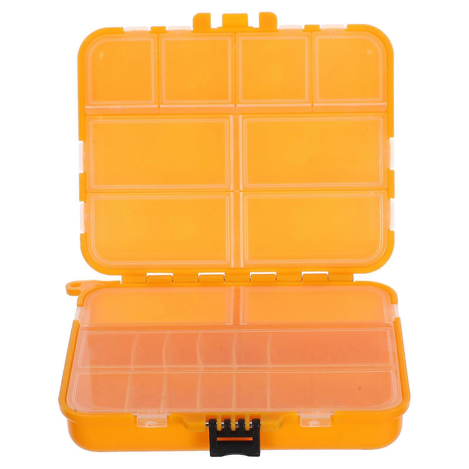 حالة معالجة الصيد مستطيلة الصيد المحمولة للماء أدوات الصيد في الهواء الطلق حاوية 12.20X10.50X3.40CM 1 قطعة