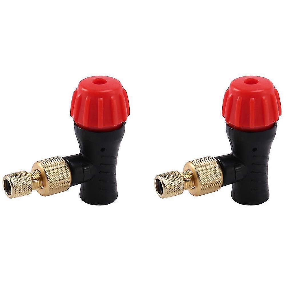 Bicycle Pump Head For Co2 Bottle Schrader Presta Valve Accessories