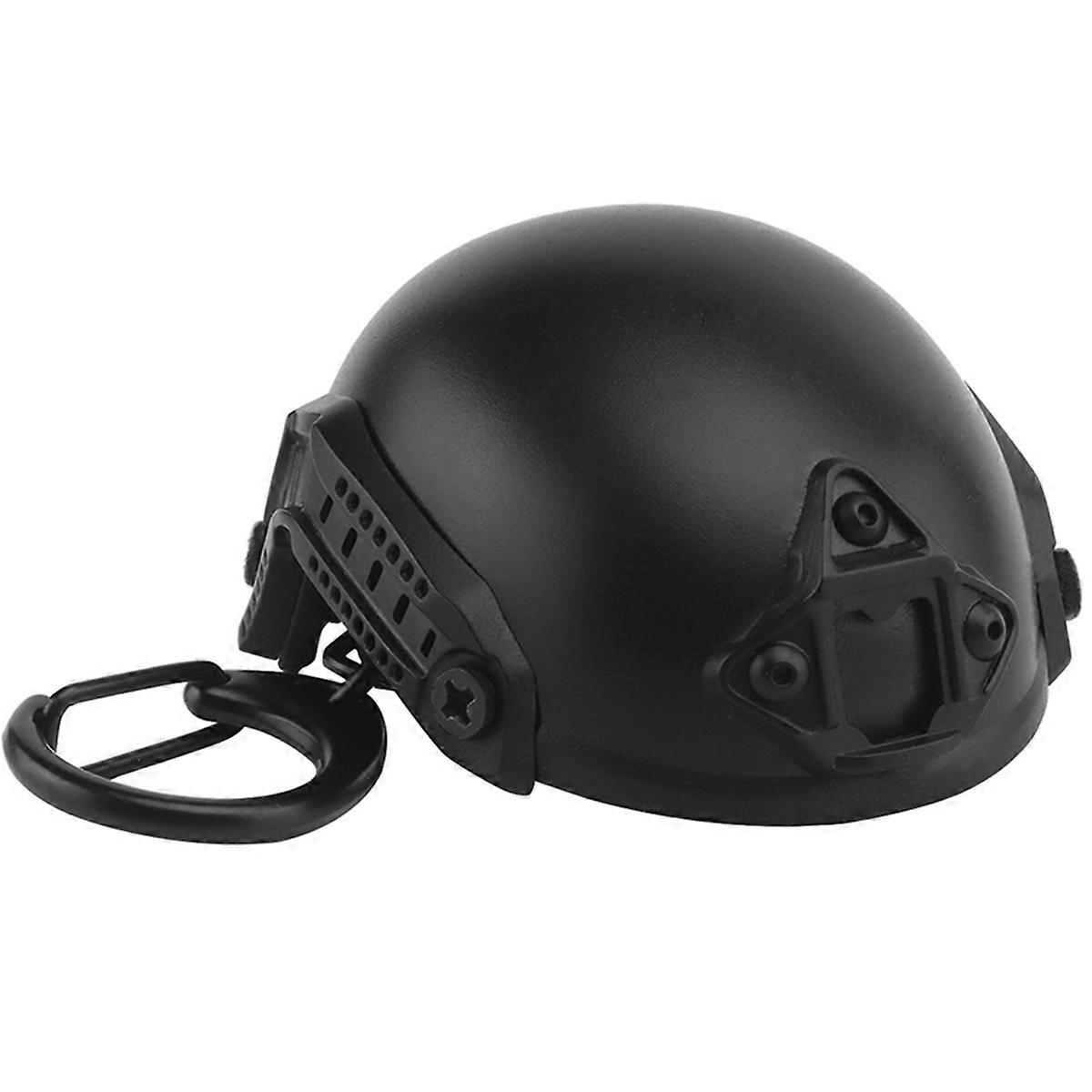 Mini Fast Helmet Keychain Fan Accessories Beer Opener Black