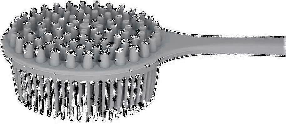 Exfoliante de espalda para ducha Cepillo corporal de baño suave con mango largo