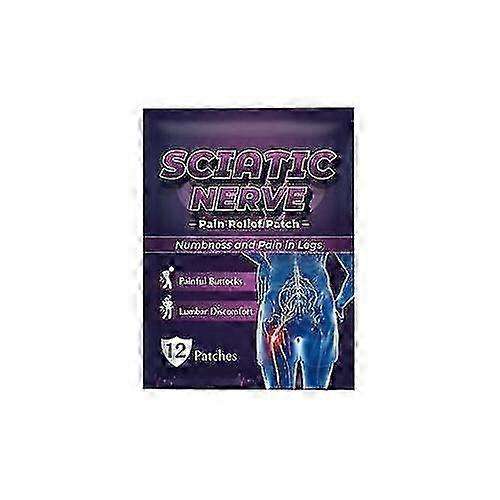 12 Pack Sciatica Nerve Pain Relief Patch Heating Patch Body Meridian Patch