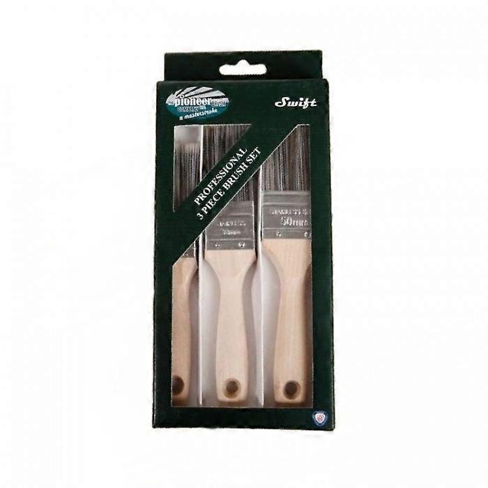 Pioneer Swift Synthetic Professional Paint Brush Set 3pk