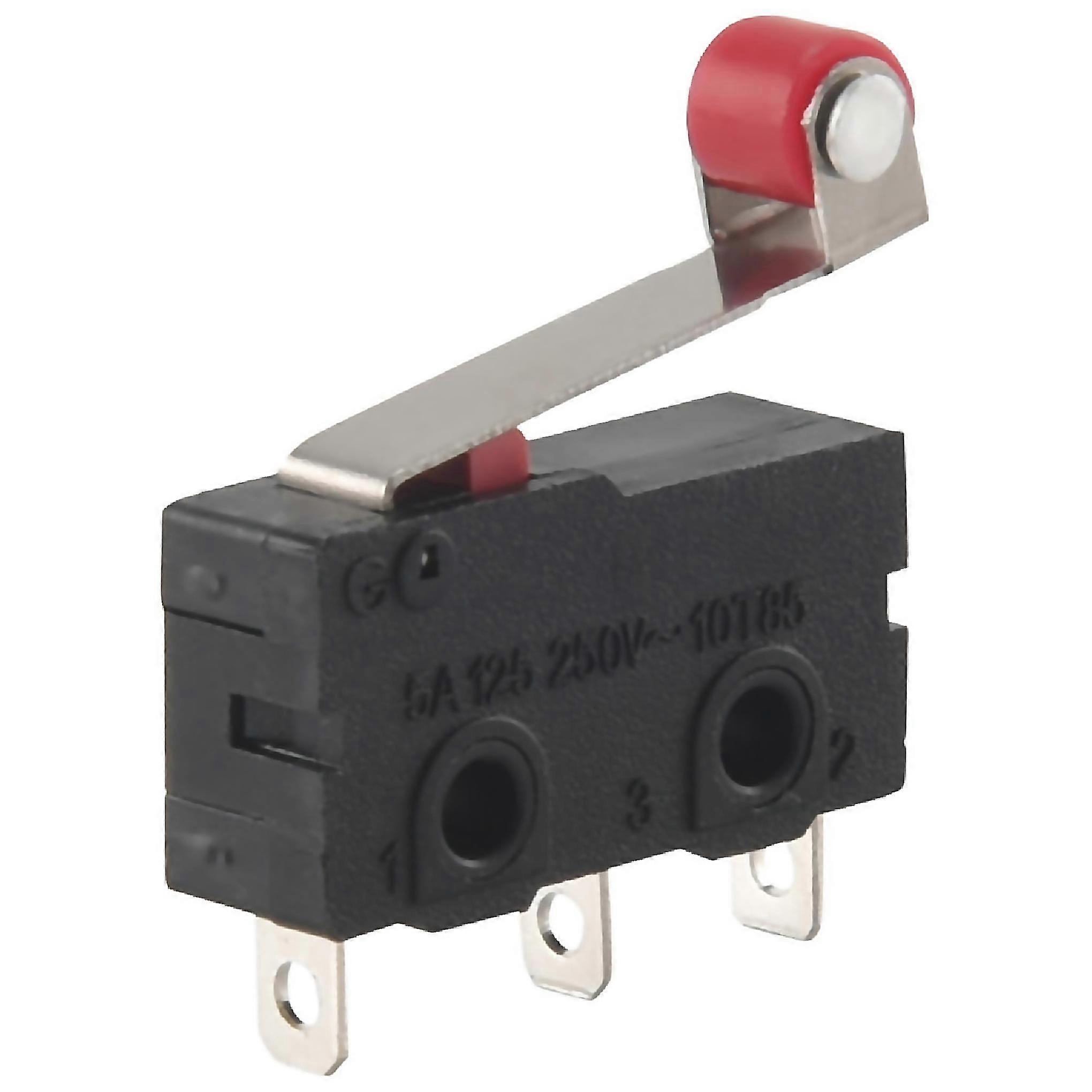 For 10 Pcs Mini Micro Limit Switch Roller Lever Arm Spdt Snap Action Lot