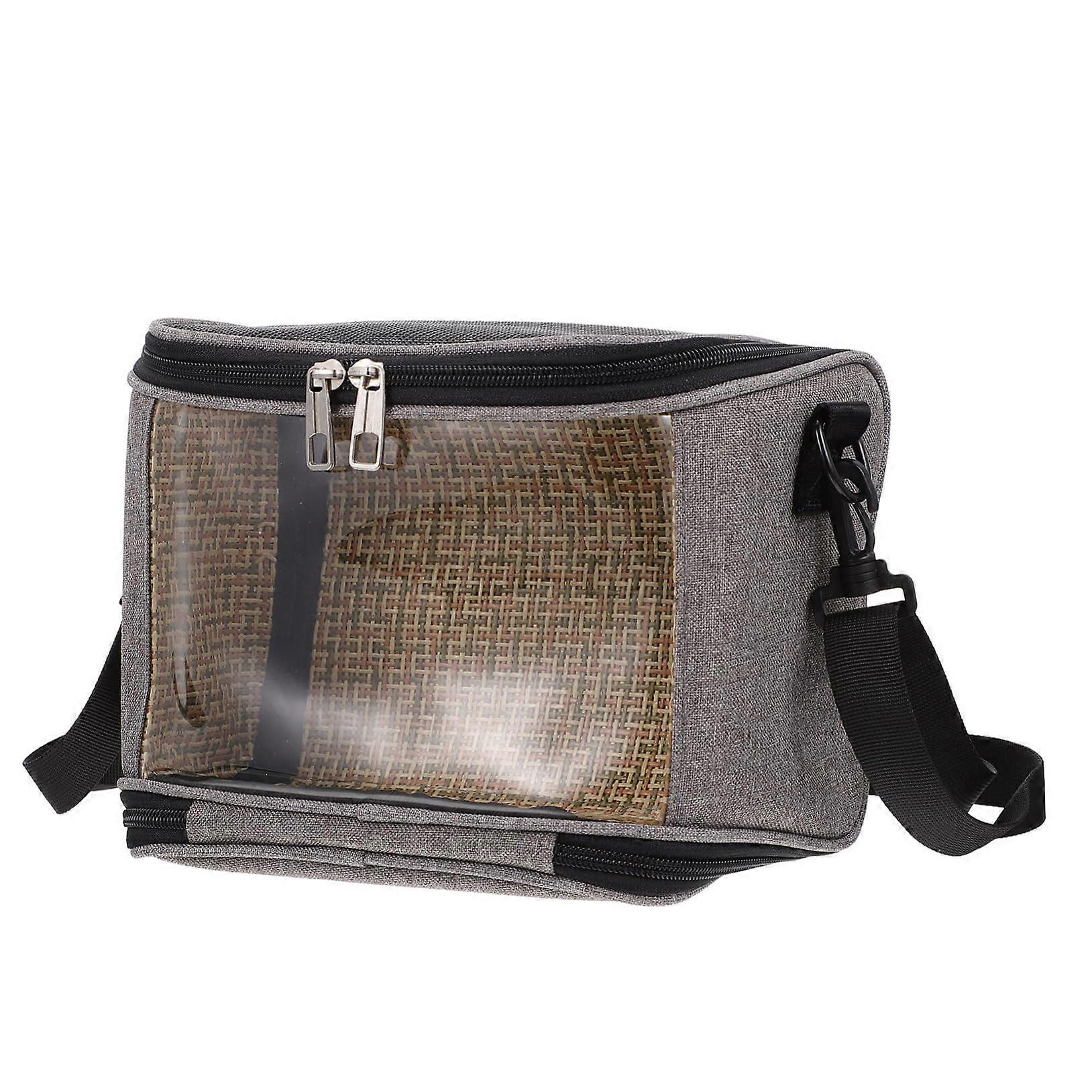 Transparent Carrier Bag for Parrots, Adjustable Strap for Outings and Travel.