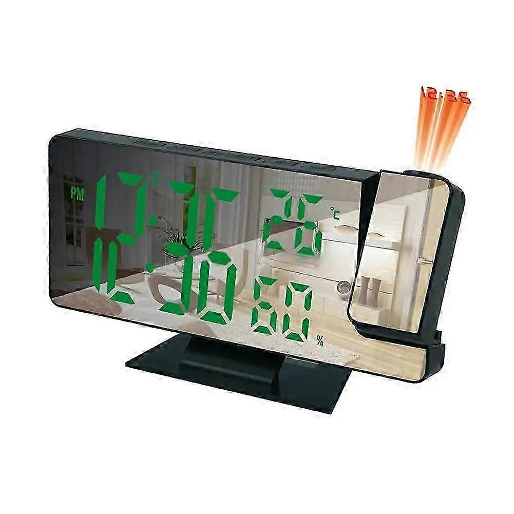 Multifunctional Digital Alarm Clock with Large LED Screen for Bedroom.