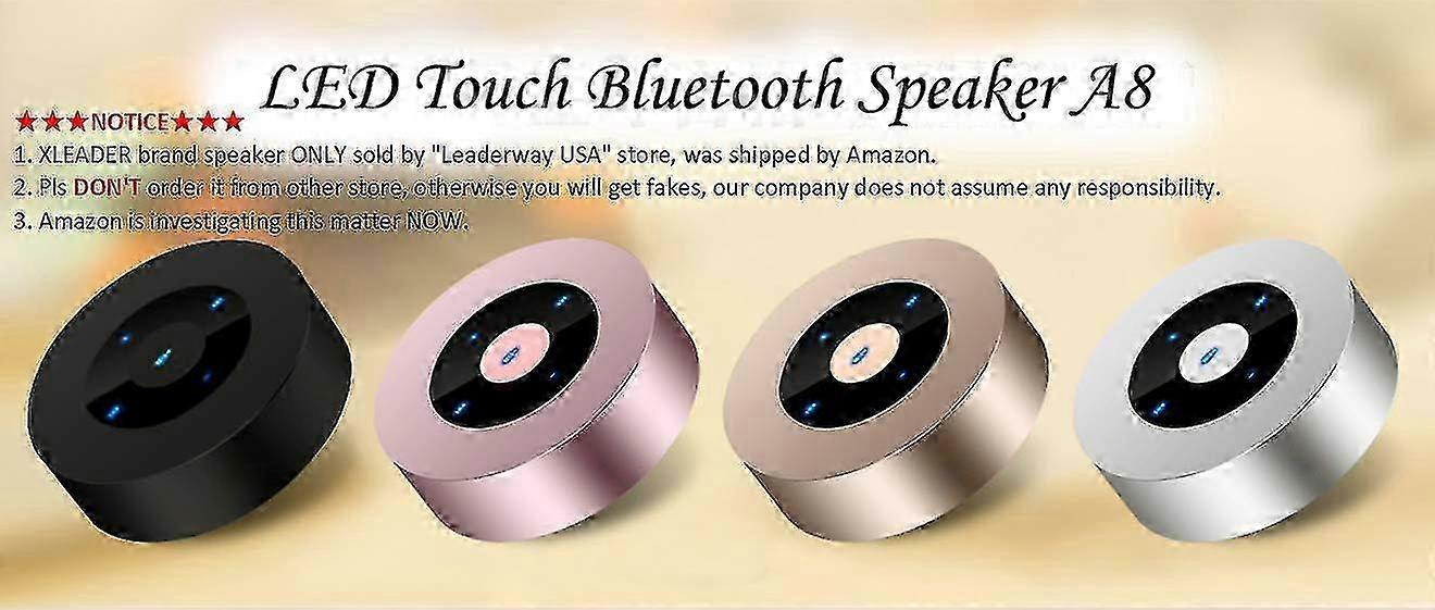 Wireless Bluetooth Speaker,mini Portable Circular Speaker With Led