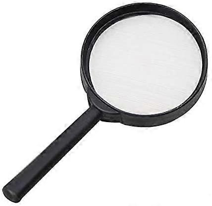 Lupe, Mini Pocket Magnifier, Handheld Magnifier, 3X, Portable Magnifying Glass, Reading Lens for Books, Coin Reading, 60 mm, 2 Pieces