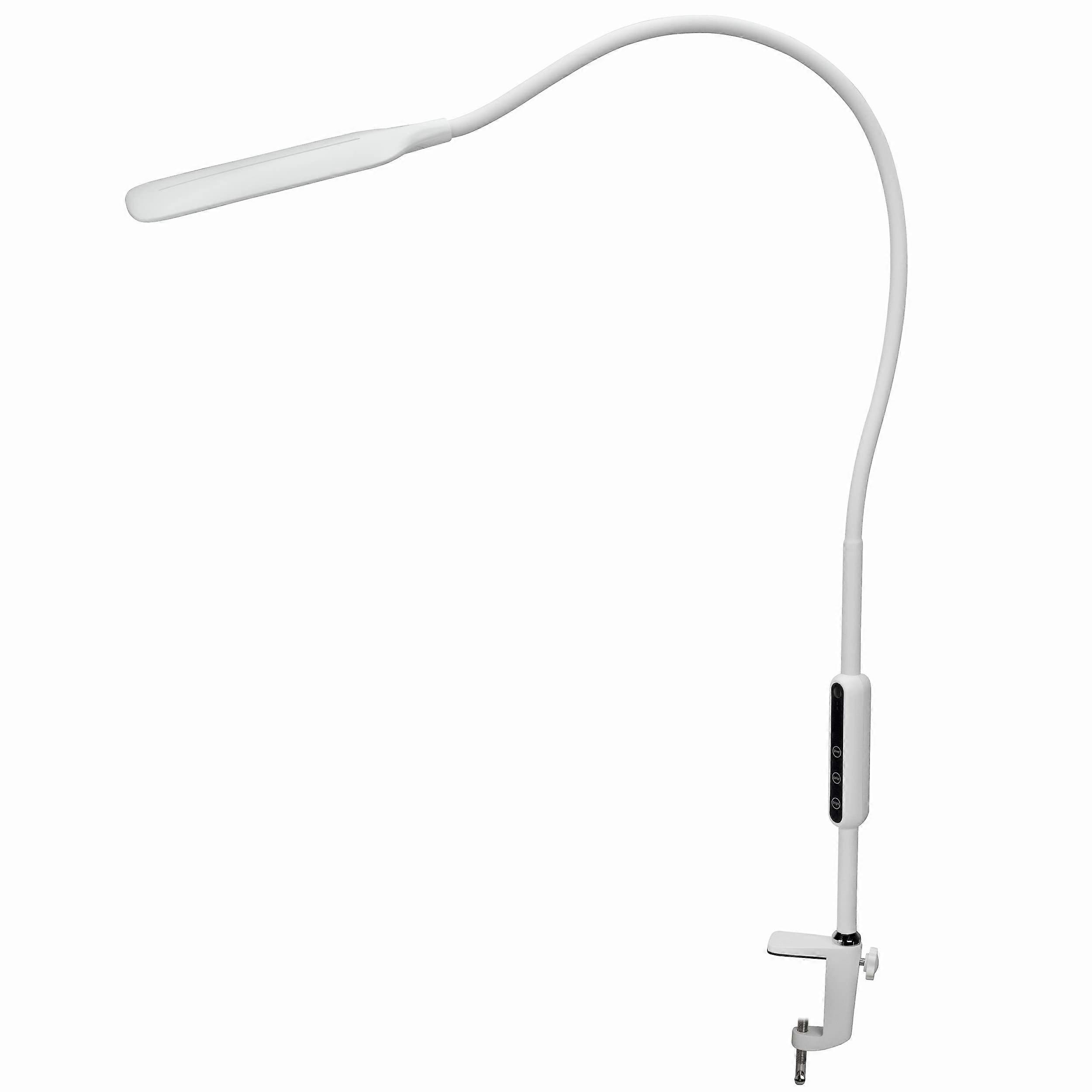 Nähwelt Flach Lumina LED Table Work Light (White/Dimmable/Table Clamp)