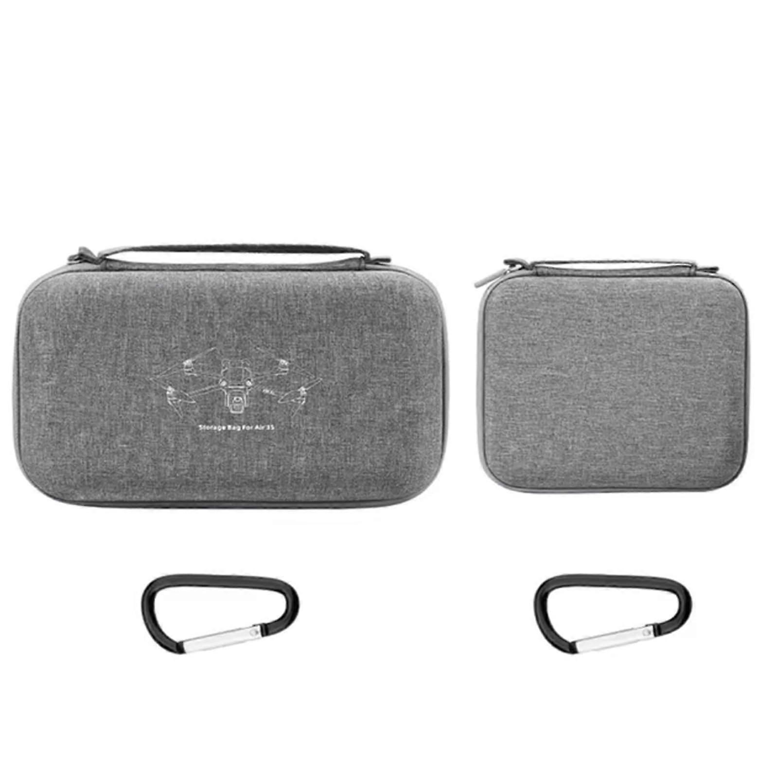 Case for DJI Air 3S Gray Travel Carry Bag Compatible With DJI Air 3S RC-N3 RC 2 Remote Control Mountaineering Buckle