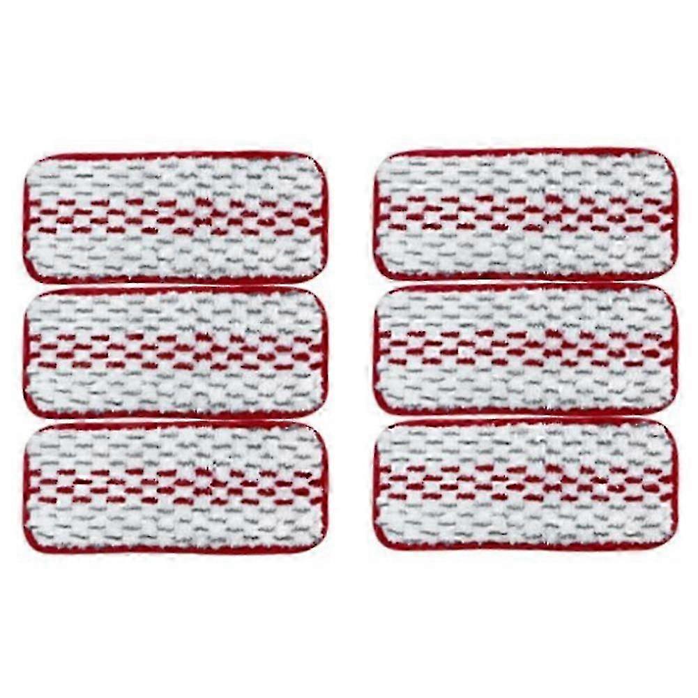 6-Pack Replacement Mop Cloths for Easy Clean Mop - High Absorbency Mop Pads Accessories for Efficient Cleaning