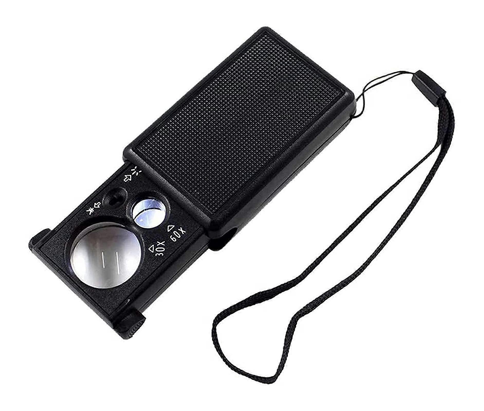 Lupe The small portable magnifier, illuminated magnifier, reading magnifier, pocket magnifier Safehappy