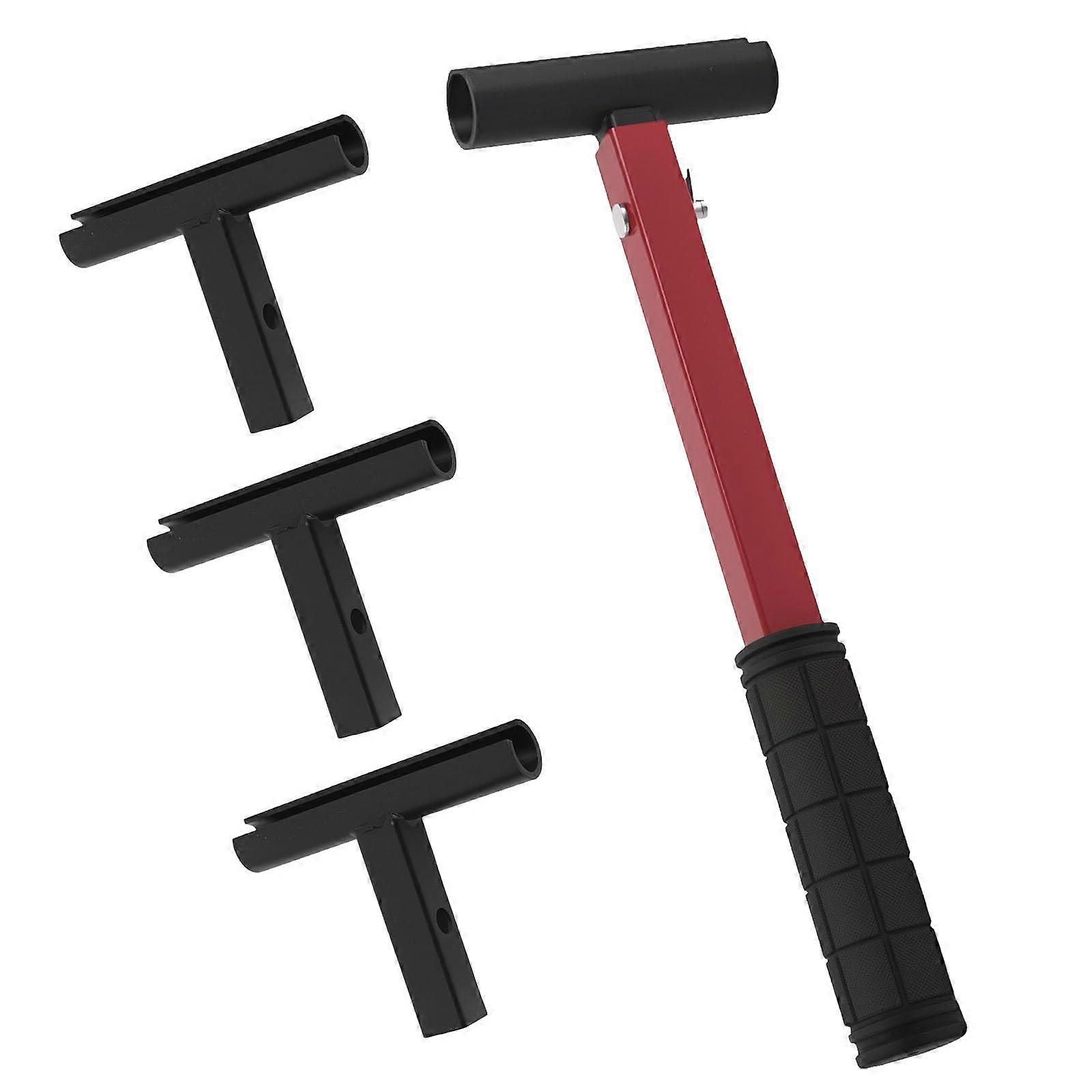 Door Hinge Adjustment Tool Set, 4 Sizes with Replacement Wrench, Durable Steel
