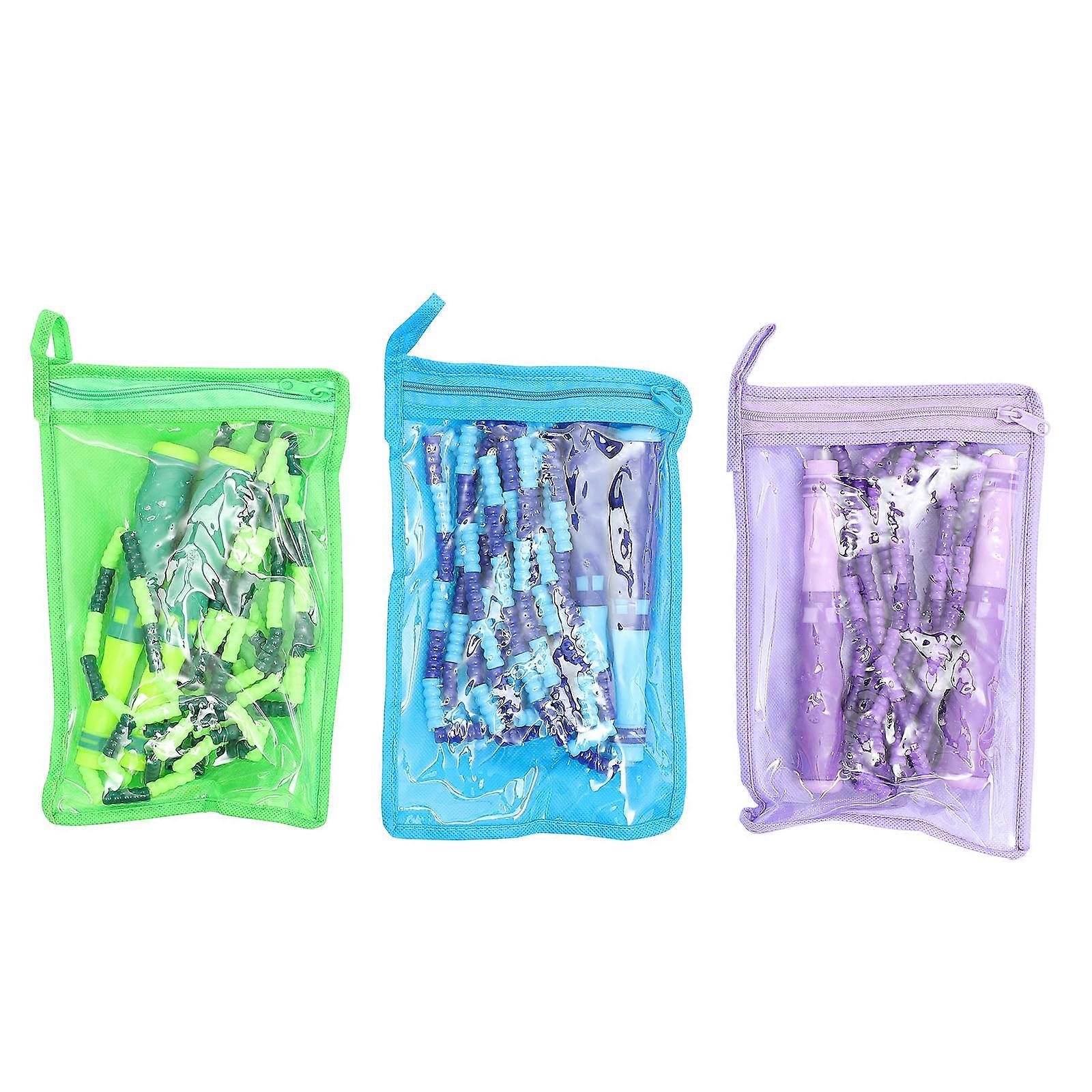Adjustable Kids Jump Rope with Comfortable PVC Handles for Fitness Lightweight and Easy to Carry 3pcs