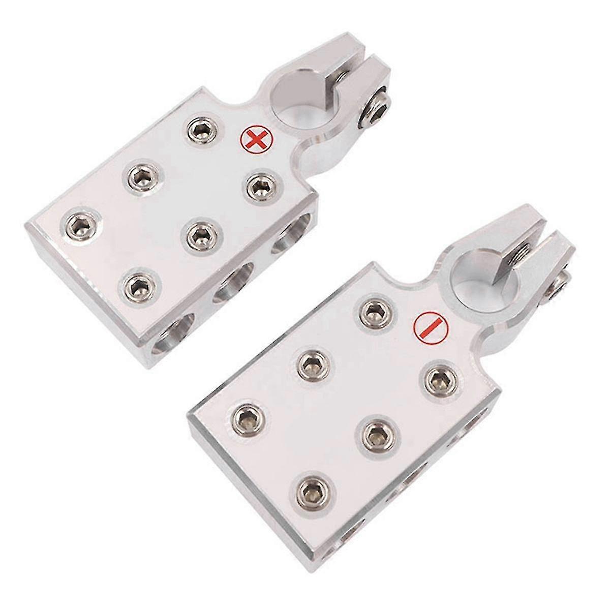 2pcs Car Auto Audio Modification Battery Terminal Connectors Clamps for 4/0 AWG