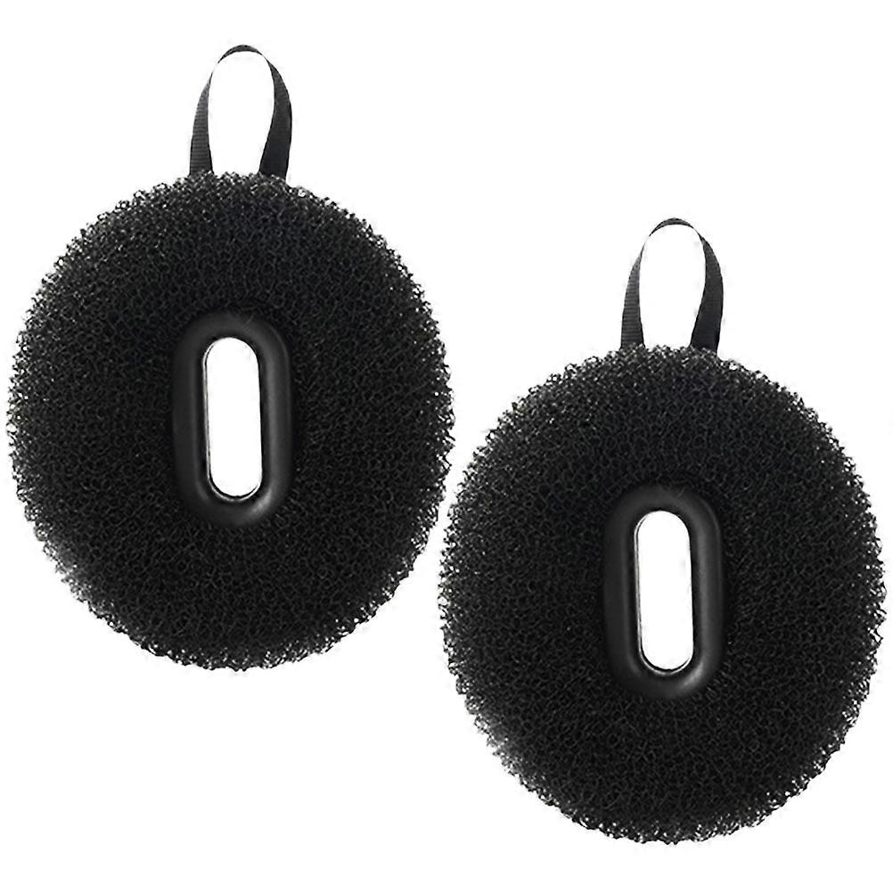 Black Bath Scrubber for Gentle Exfoliating and Cleansing with Rich Foams PP PA Material