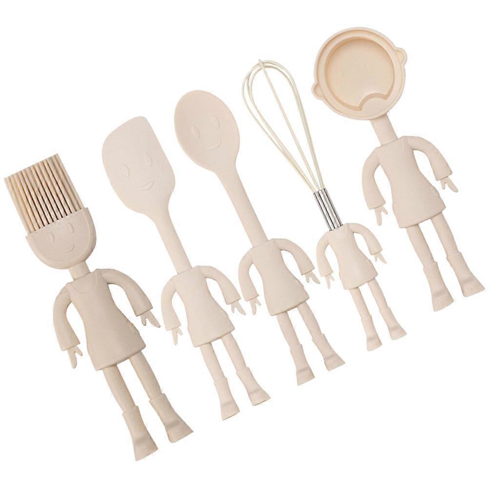 Baking Tools Silicone Cream and Egg Whisk for Kitchen Use 1Set