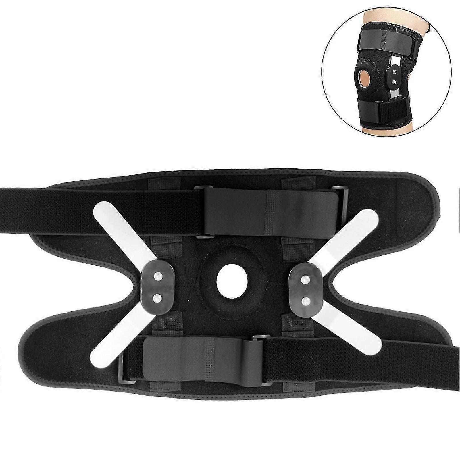 Sport Knee Brace Compression Sleeve 360 Degree Wrap Adjustable Shock Absorption Patellar Support