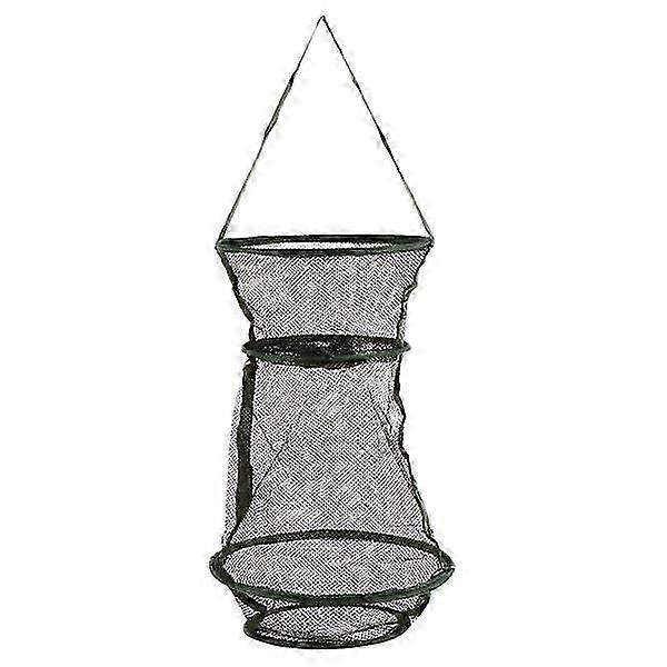 Foldable Bait Cast Mesh Trap Net Portable Fishing Landing Net Shrimp Cage