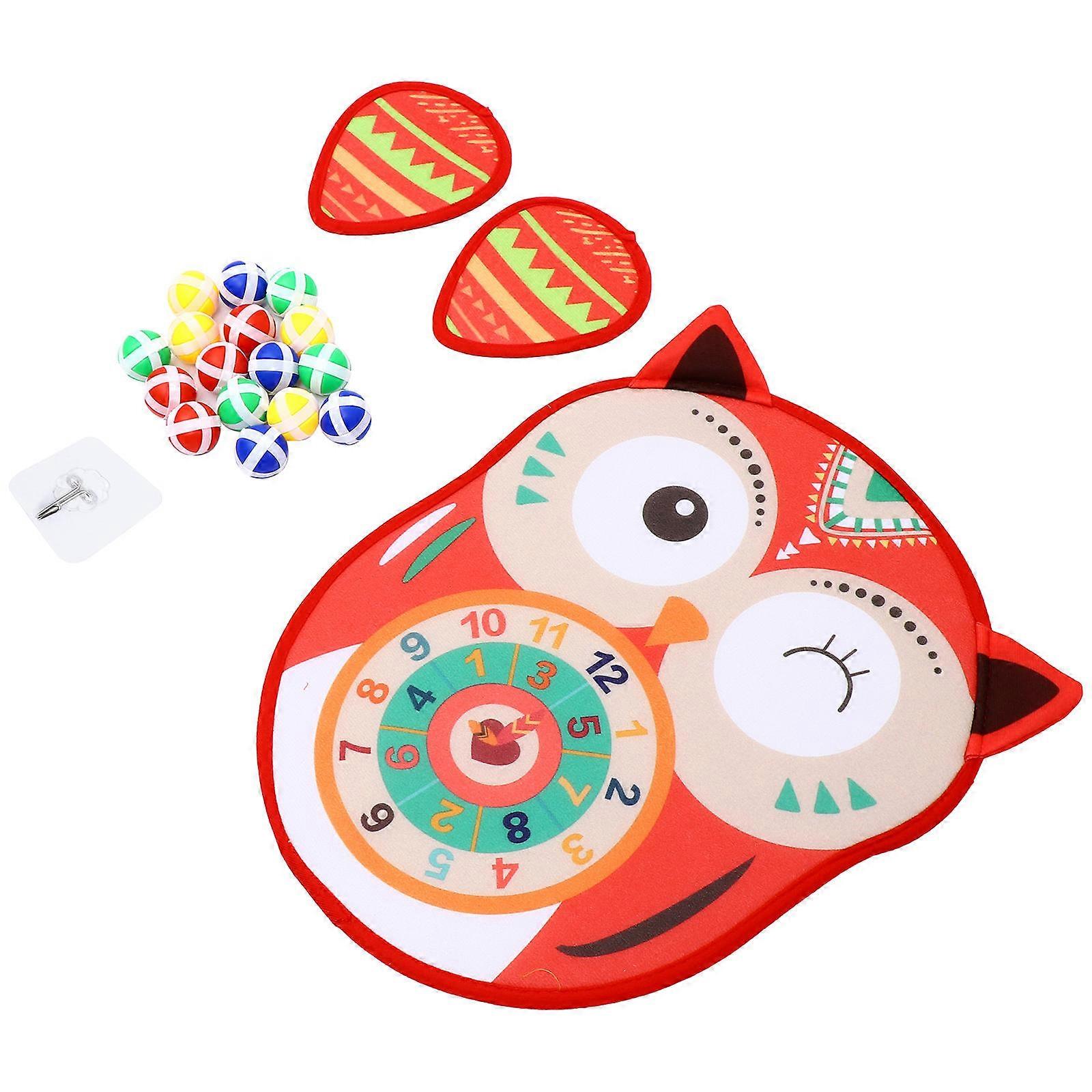 Owl Shape Dart Shooting Board 44X36CM Perfect For Birthday Celebration Fun 1 Set