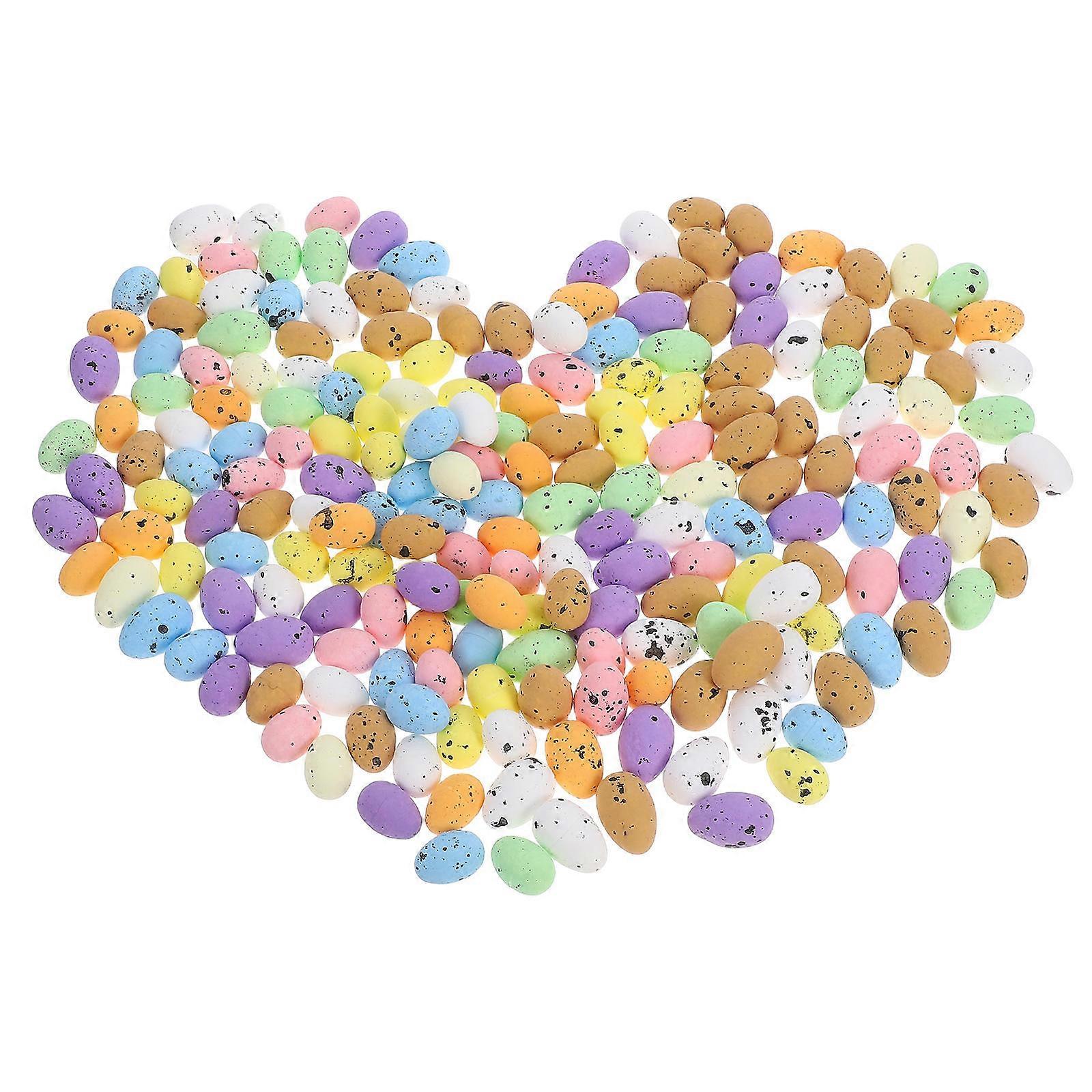 Colorful Foam Easter Eggs – 200PCS Lightweight Safe Decorations for DIY Crafts, Home, and Garden Party Decorations for Festive Celebrations