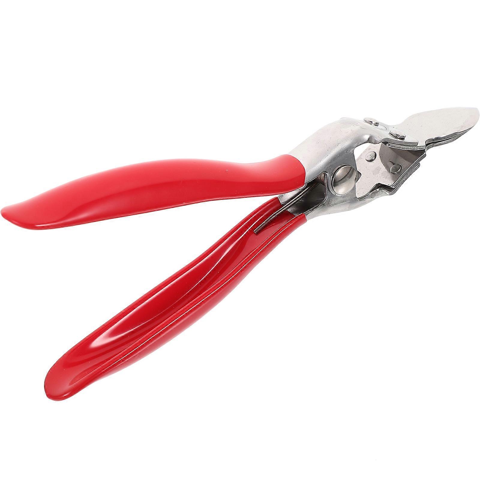 Durian Opener Clip in Red Made of Stainless Steel and PP for Kitchen Use Lightweight and Compact