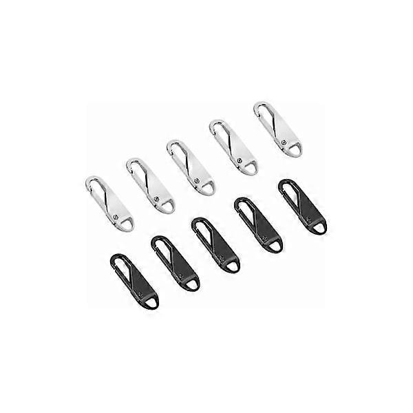 10-pack removable replacement metal zipper pulls