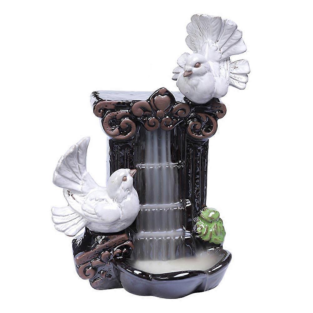 Desktop Censer Retro Design Multi Color Meditation Helper For Yoga Room 18x13.5cm 1Set