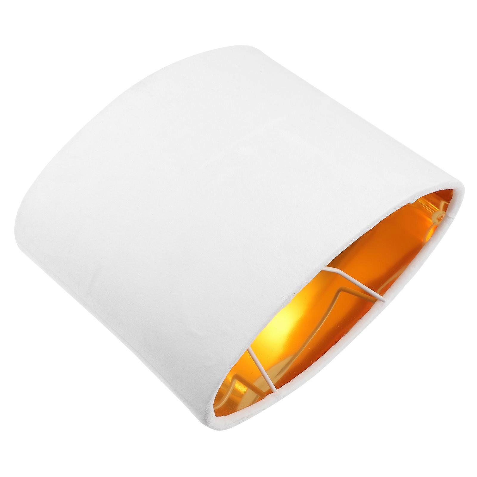 Oval Cloth Lampshade Lining Easy Install Light Shade Cover for Bedside Lamps, Home Decor & Housewarming