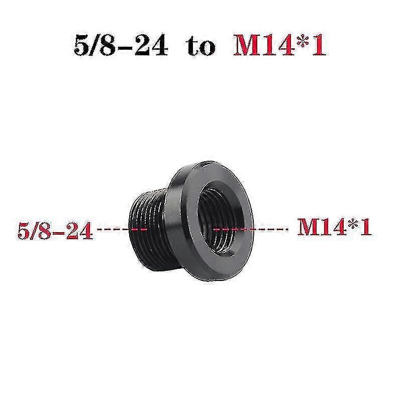 1pc Thread Adapter 5/8"x24 to 1/2-28 M14x1 M14x1.5 for Rifle Muzzle Conversion