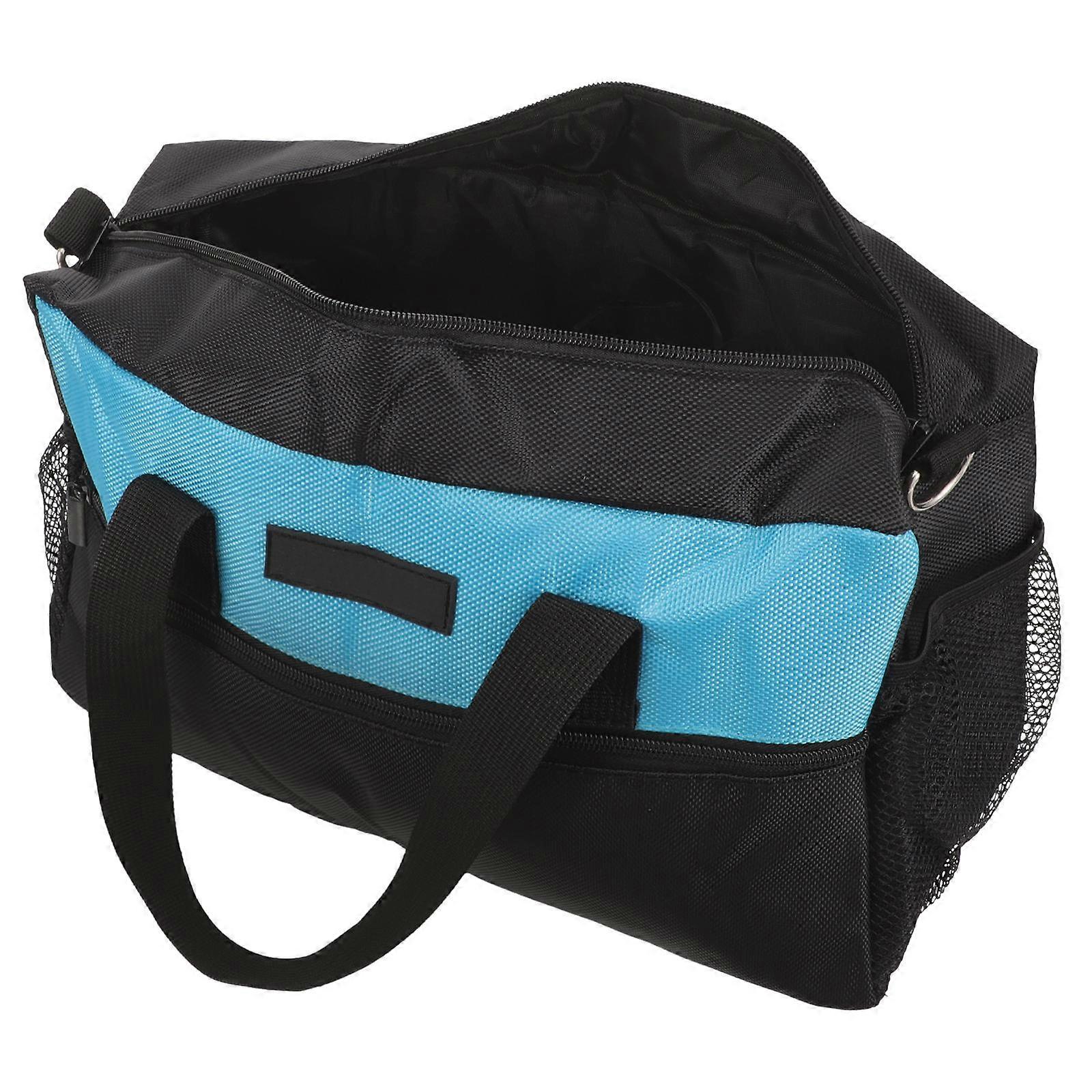 Tool Bag Heavy Duty Tool Storage Black 40x23x13cm Large Capacity Rectangular 1Pcs