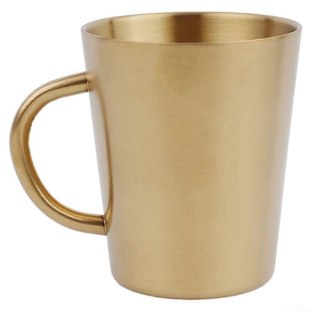 Double-Walled 300ml Stainless Steel Cup With Secure Grip Model C Safe Drinking