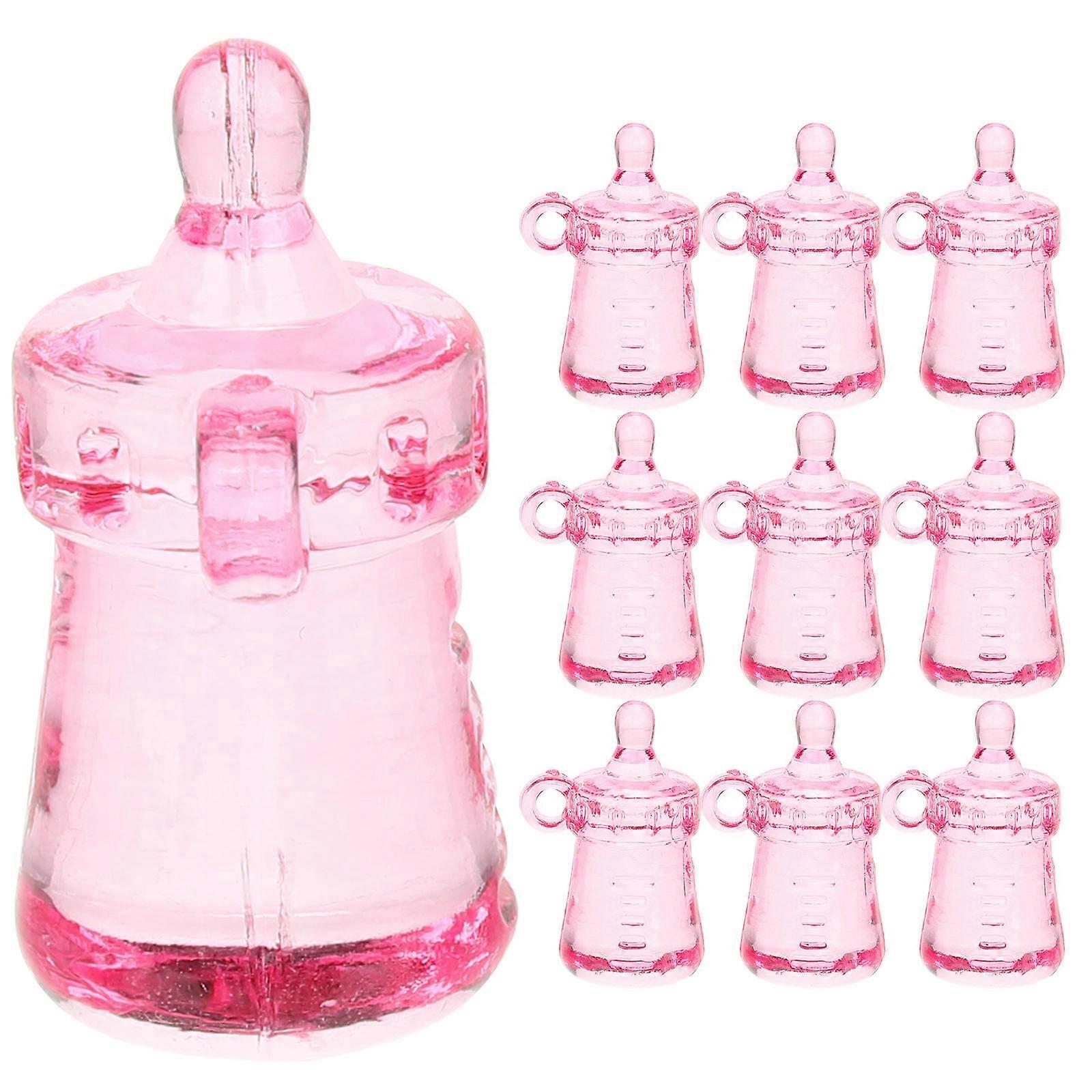 30pcs Miniature Bottle Diy Shower Favors Milk Bottle Models For Party Decorations Crafting Accessories And