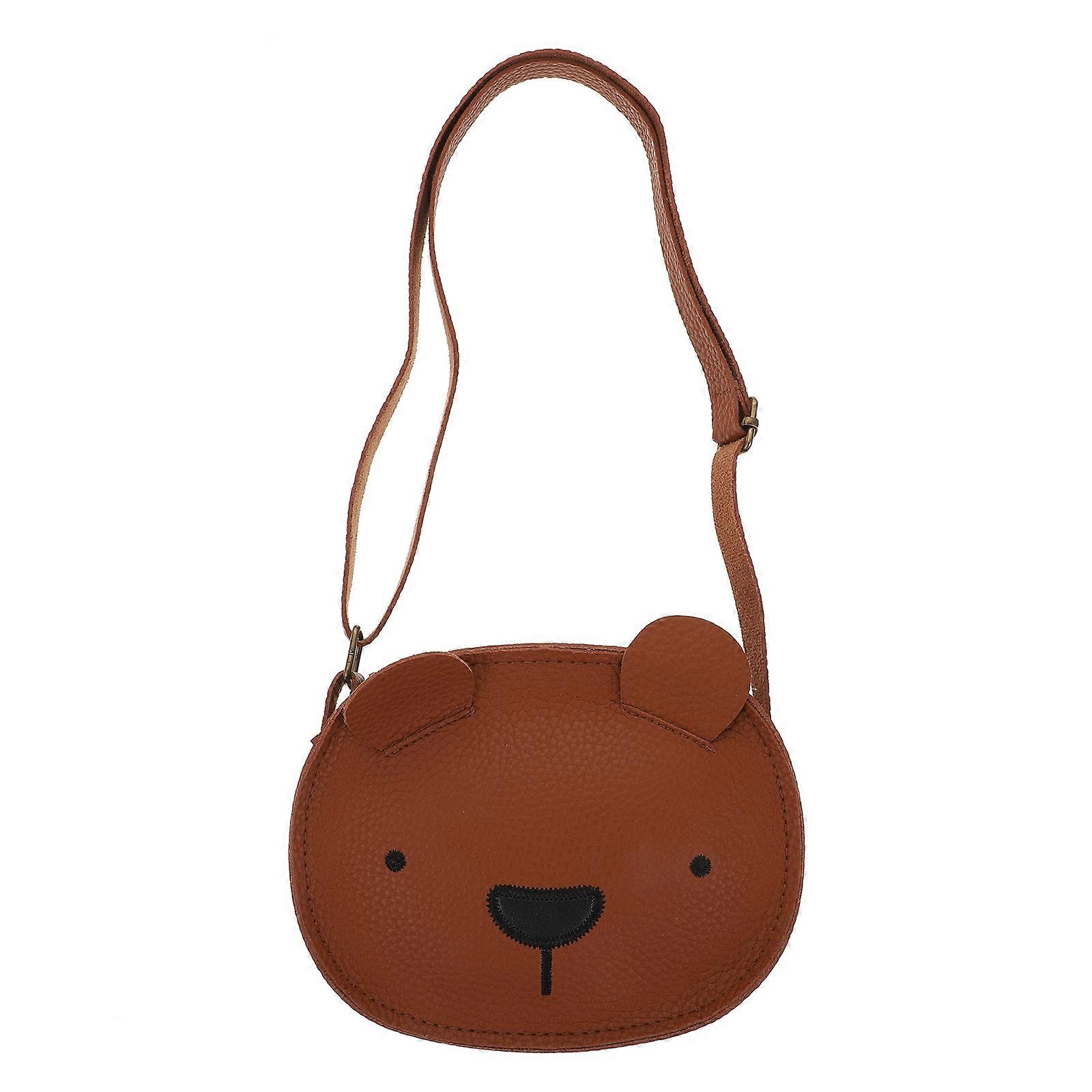 Here's a refined and appealing product description based on your input:
**1pc Cute Cartoon Bear Crossbody Bag – Lightweight & Durable Single