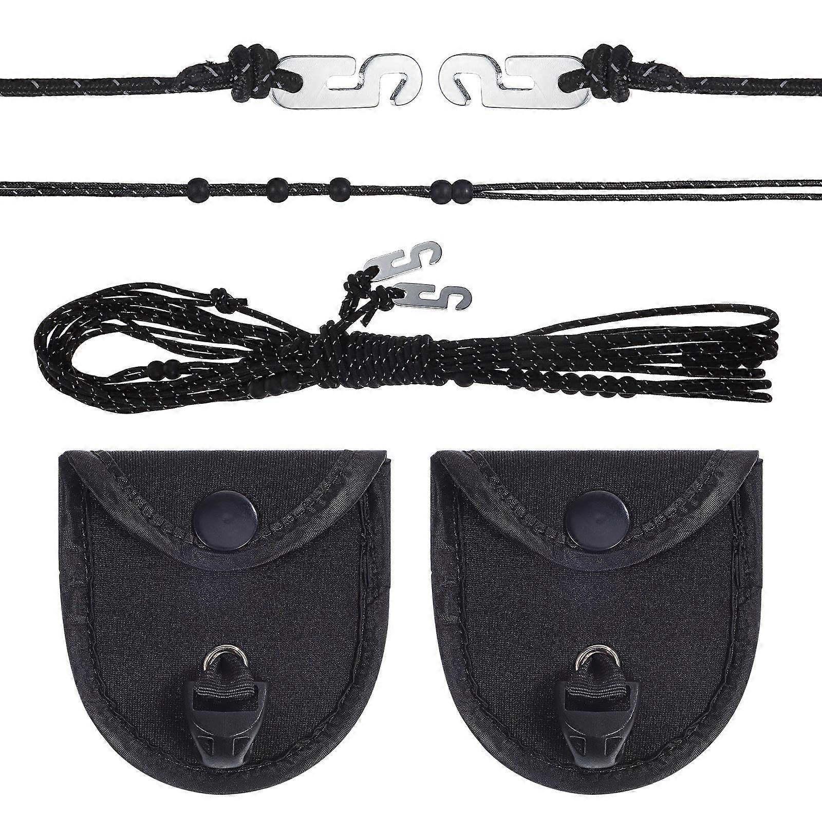 Portable Clothesline 2 Pcs Essential Clothesline For Camping And Travel Assorted Color With Stable Double-line Design