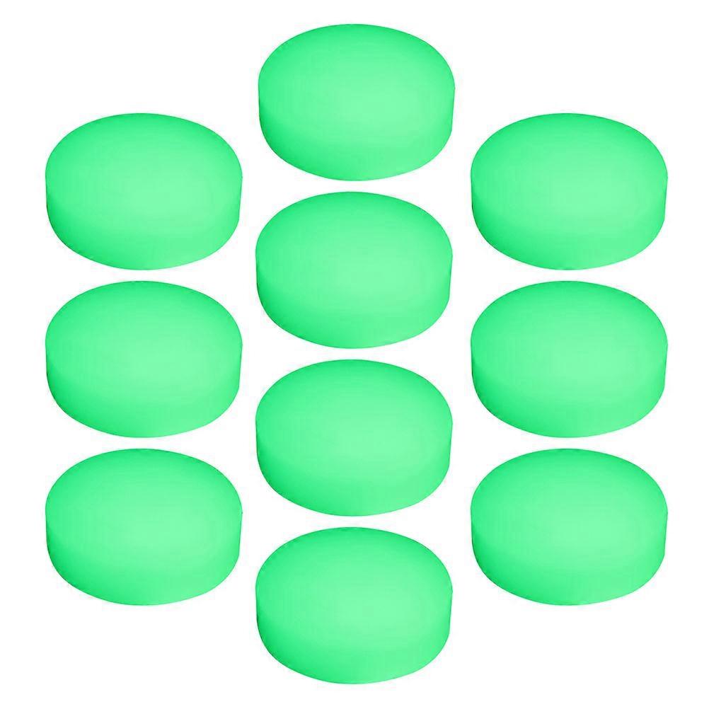 10pcs Glow in the Dark Hockey Puck, Multi Surface Training Balls for Ice and Land Hockey, Enhances Coordination and Motor Skills