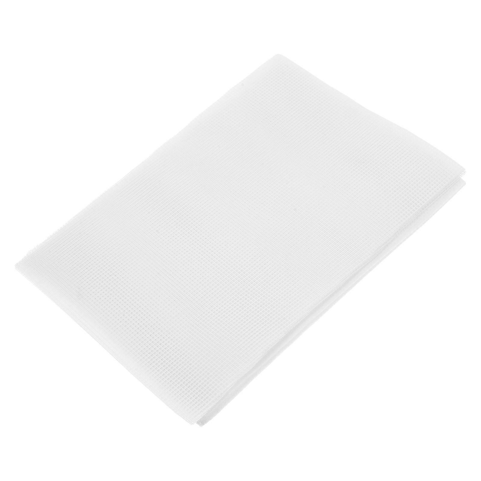 Paper Making Supplies Kit 10 Sets Replaceable Mesh Cloth For DIY Paper Craft And Confetti Making 7X5 Inch Rectangle White