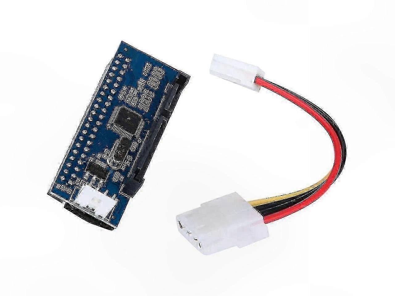 39-Pin IDE to SATA Adapter Converter for 3.5" HDD with Data and Power Cable