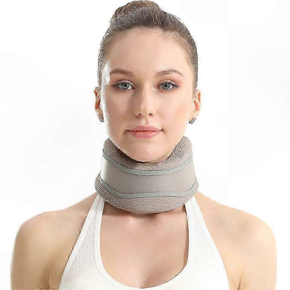 Customizable Neck Support with Hook-and-Loop Closure for Pain Relief and Comfort Enhancement