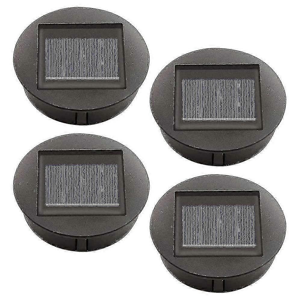 4 Pieces Replacement Solar Lights With Led Bulbs, Solar Top Lights Replacement, Led Solar
