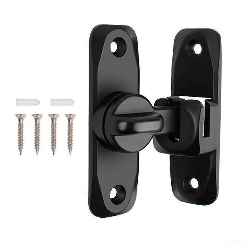 Barn Door Lock, Adjustable 90/180-Degree For Sliding Doors, Enhanced Security, Universal Fit