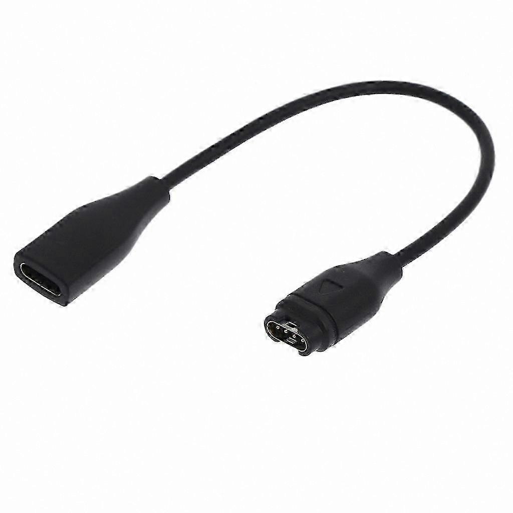 USB-C Female to Smartwatch Charging Cable for Fenix 7 7s 7x 6-Compatible Models