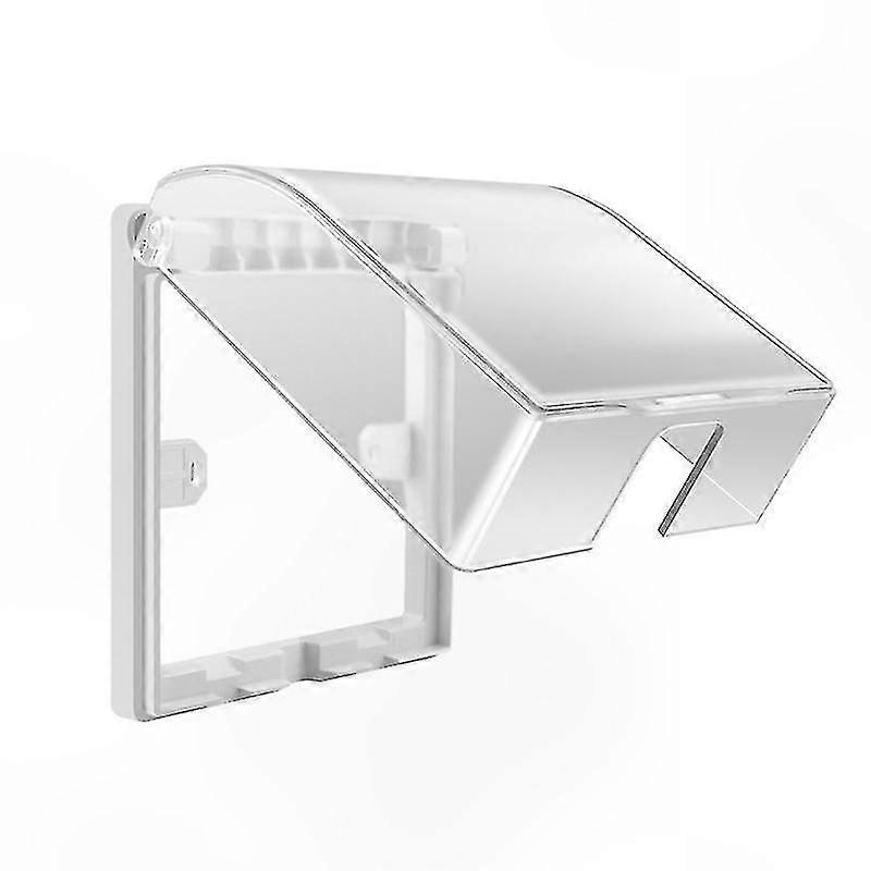 Weatherproof Wall Socket Cover for Outdoor Use, Universal 86-Type Switch Plate Protector Box
