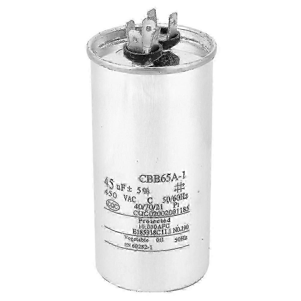 CBB65 45UF 450V Aluminum Foil Capacitor for Air Conditioning Compressor Start