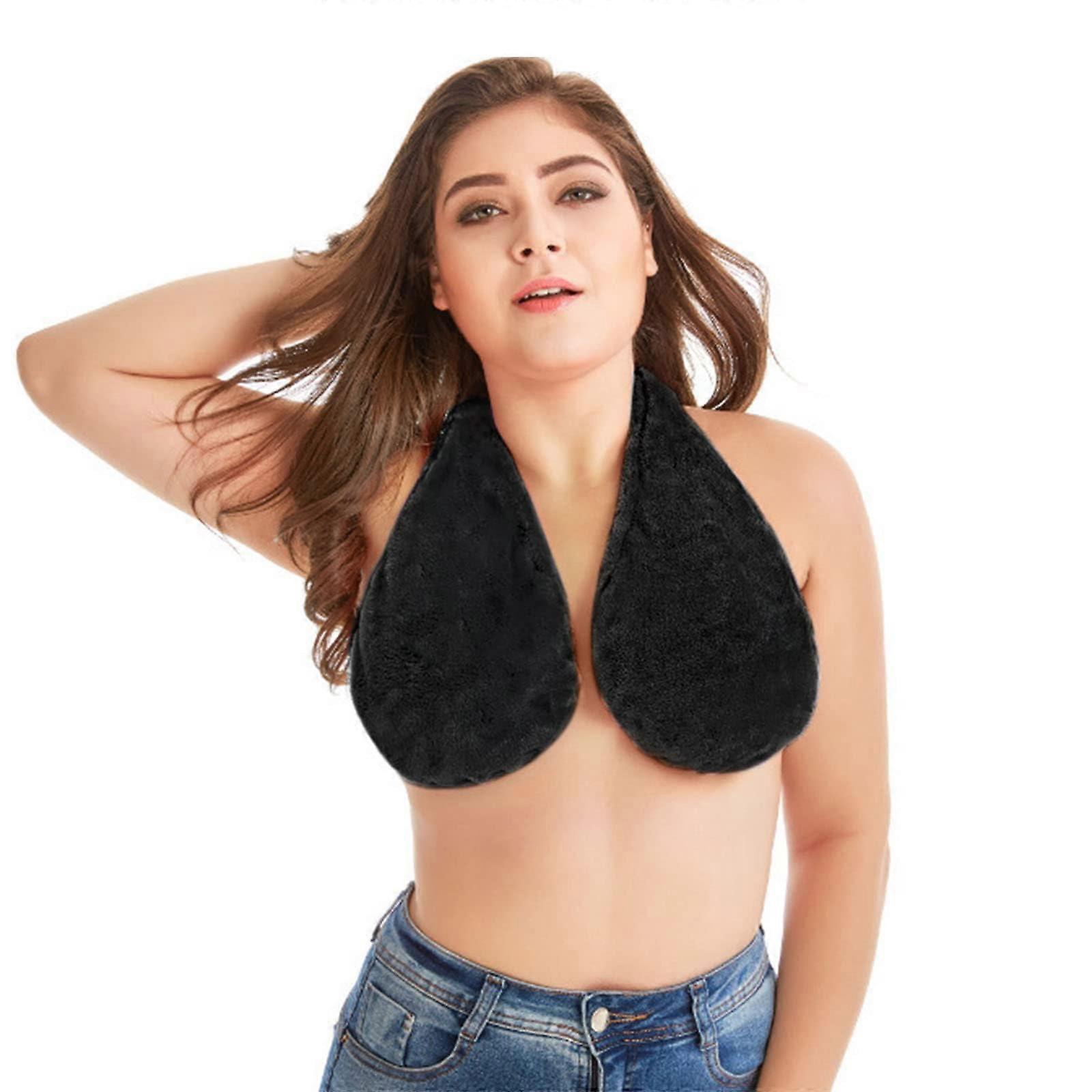 Towel Bra Tata - Women's Comfortable Soft Sport Towel Bra, Sweat-Absorbing, F-H Cups, Size #3