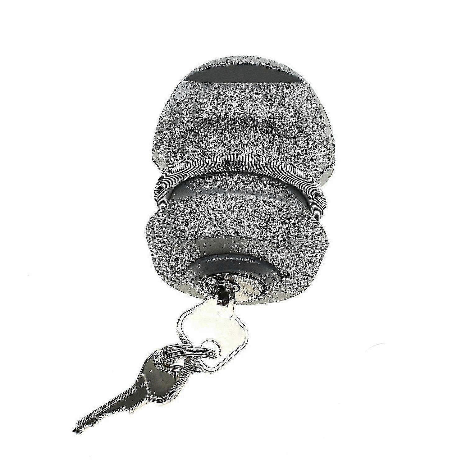 Silver Anti-theft Security Lock for Trailers - Single Piece Edition 0816