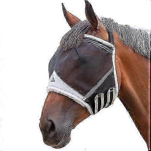 Fine Mesh Earless Horse Fly Mask for Comfortable Fly Protection