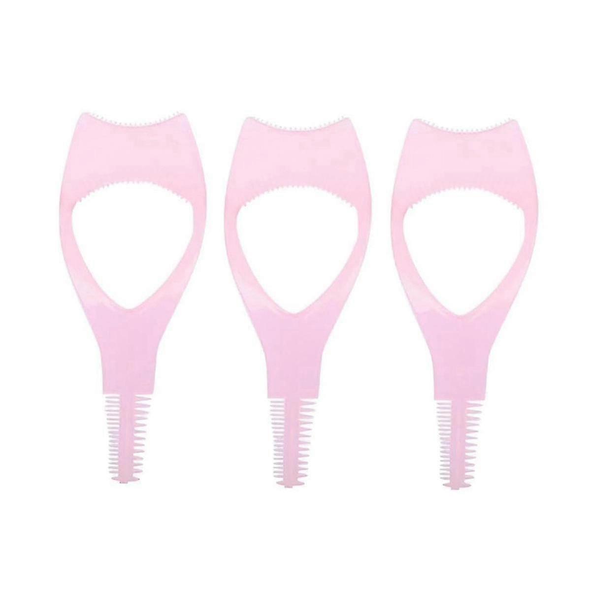 Eyelashes Tools Mascara Shield Applicator ,Eyelash Tool Upper Lower Eye Lash Mascara Guard Applicator Pink