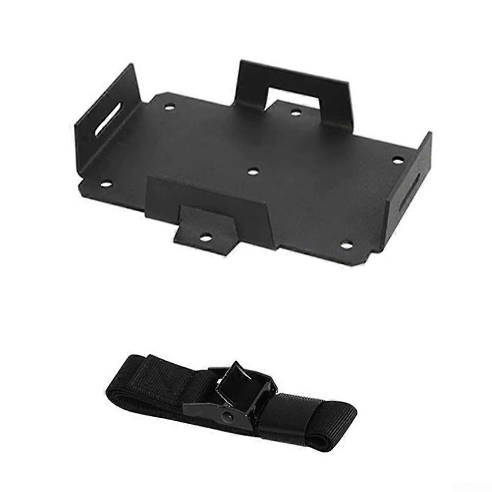 Battery Tray Sets, Small, Durable Plastic, Adjustable HoldDown Strap, Outdoor Storage, Compatible With 12V6V Batteries